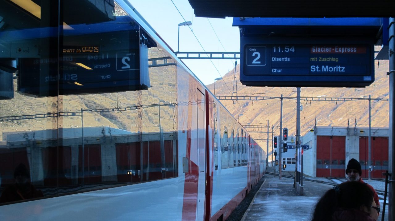 Glacier Express in Andermatt