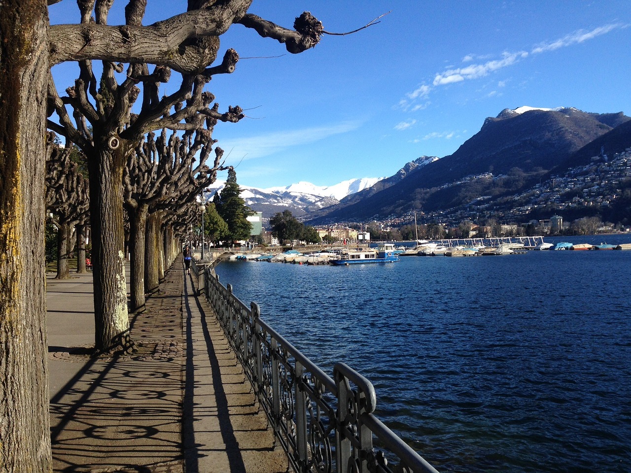 Lugano - Promenade am See