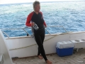 Babsy an Board- Ausfahrt mit dem Tauchboot