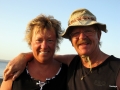 Babsy und Ingo am Lahamistrand