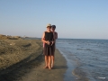 Babsy und Taxingo am Strand