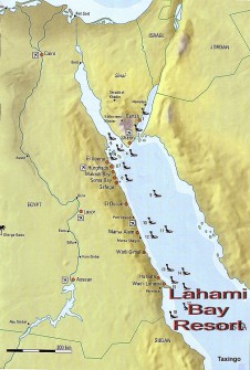 Lahami Bay Resort Übersichts-Karte